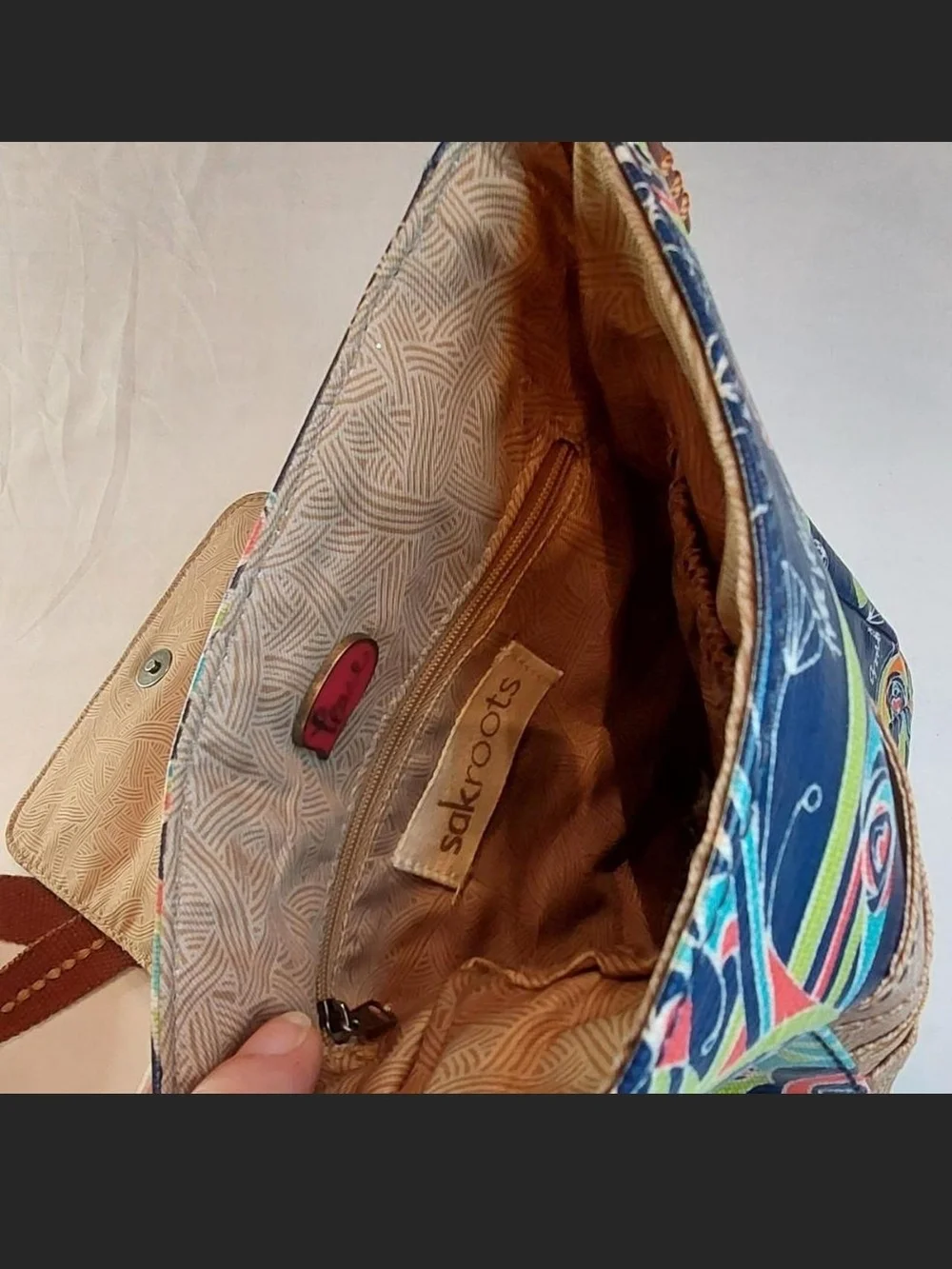 Sakroots Love Song Flap Crossbody Organizer Bag - EXCELLENT CONDITION